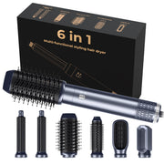 Atopskins Appareil de coiffure 6 en 1 Volume & Brillance - Sèche-cheveux, brosse à boucler et brosse à lisser