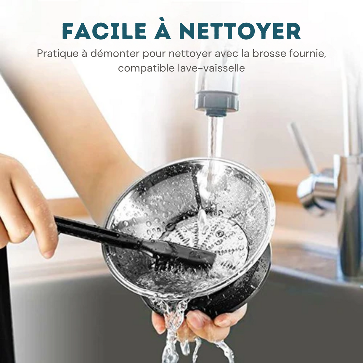 Extracteur de jus rapide - Fuegobird L811 - acier inoxydable - Fruits et Légumes - 400watt - Noir