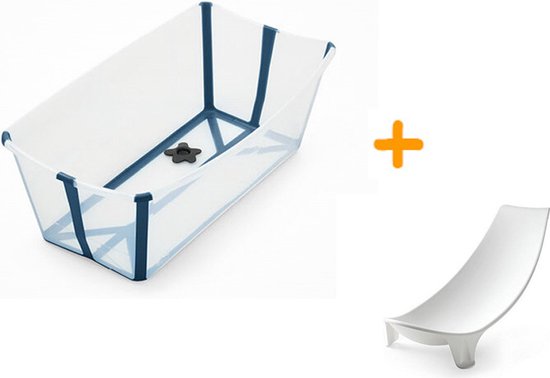 Lot Stokke® Flexi Bath® - Bleu transparent
