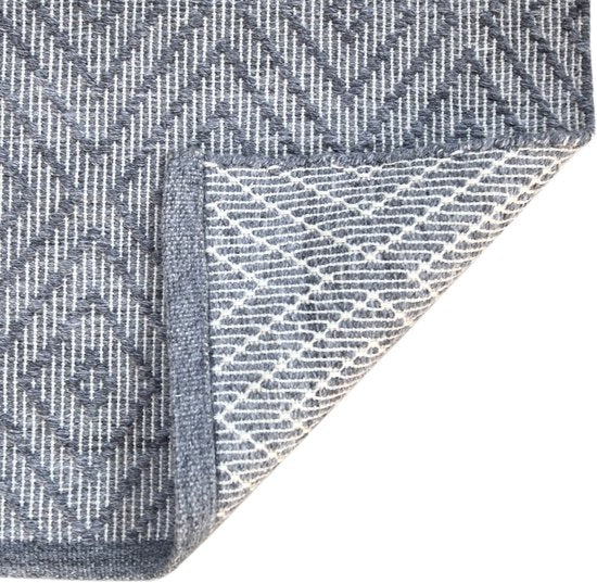 Tapis d'extérieur AXI Bali – Rectangulaire – 160 x 230 cm – Gris – Motif géométrique – Tapis d'extérieur – Résistant aux intempéries et aux UV – Tissage à plat – Tapis de jardin – Pour l'intérieur et l'extérieur