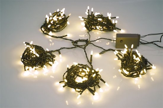 Speed Light LED - 220 LED - blanc chaud - câble vert - modulateur - 24 V (pour arbres jusqu'à 180 cm)