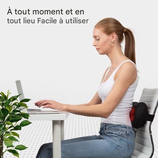 Coussin massage shiatsu Auronic, Chauffant et Électrique, Dos/nuque