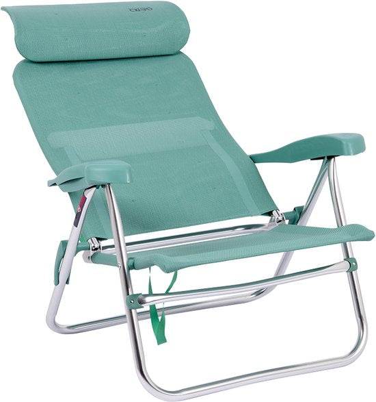 Crespo - Chaise de plage - AL/205 - Compacte - Verte