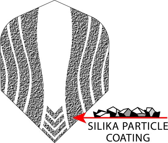Harrows Silika Lumen NO2 Green Strong Crystalline Coated - Fléchettes