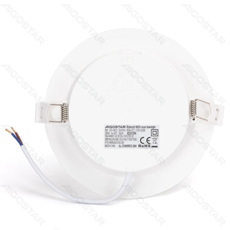 Spot encastré intelligent Aigostar Bluetooth MESH 9 W RGB+CCT
