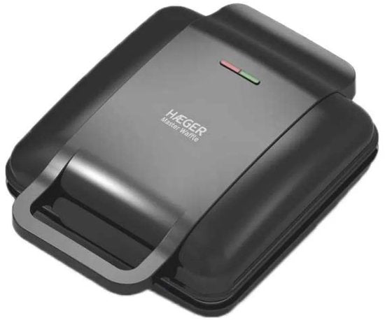 Gaufrier Haeger WM-140.001A, 2 gaufres, 1 400 W, noir