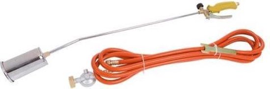 Brûleur de désherbage à gaz  -Toolland - régulateur de pression - tuyau de 5 m