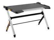 Bureau gaming - avec éclairage LED - 130 cm de large