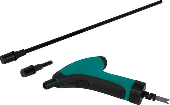 VONROC Pulvérisateur à pression Accu 5 litres - Fini le pompage manuel - Confortable à transporter - 2 lances de pulvérisation, bandoulière et câble de chargement USB inclus