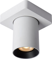 Lucide NIGEL - Spot de plafond (lampe de plafond) - LED à intensité variable et couleur de lumière variable - GU10 - 1x5 W 2200 K/3000 K - Blanc