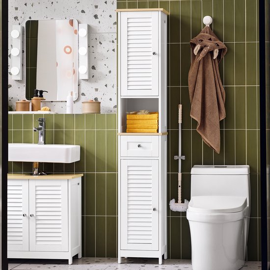 SoBuy Armoire de toilette FRG236-WN