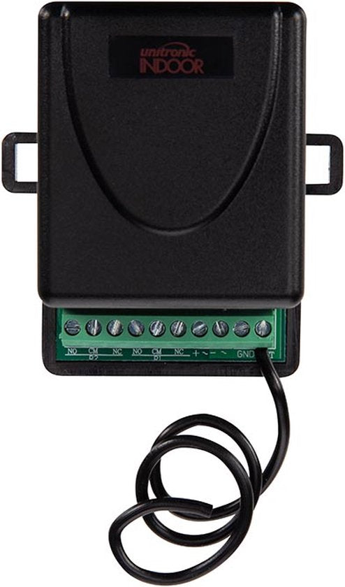 Unitronic Wireless 2-channel remote control set : 2 transmitters & 1 receiver, 433.92 MHz, for 140 devices, energy-efficient, ideal for convenient indoor automation