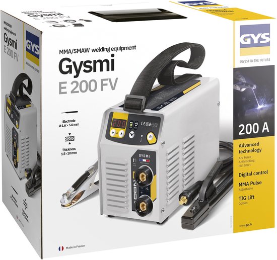 Onduleur de soudage GYS GYSMI E200 FV 10-130/10-200 A