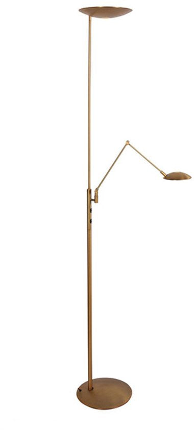Lampadaire Daphne 2 4602BR - métal bronze, orientable et inclinable, avec LED réglable - Steinhauer