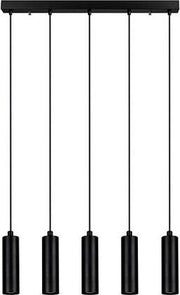 Squid Lighting Tube Row Suspension Lamp - noir
