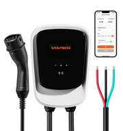 Borne de recharge Wolfbox AE07 Type 2 - 7 kW - 32 A - Commande via application - RFID