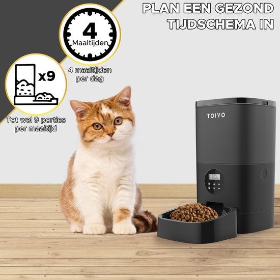 Distributeur de nourritures pour Chats et Chiens - Toivo - Distributeur alimentaire - pour chiens et chats