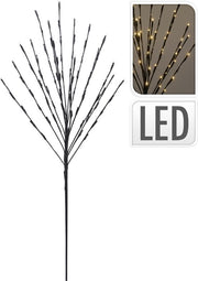 Arbre illuminé - 110cm - 80 LEDs - Blanc chaud - minuterie