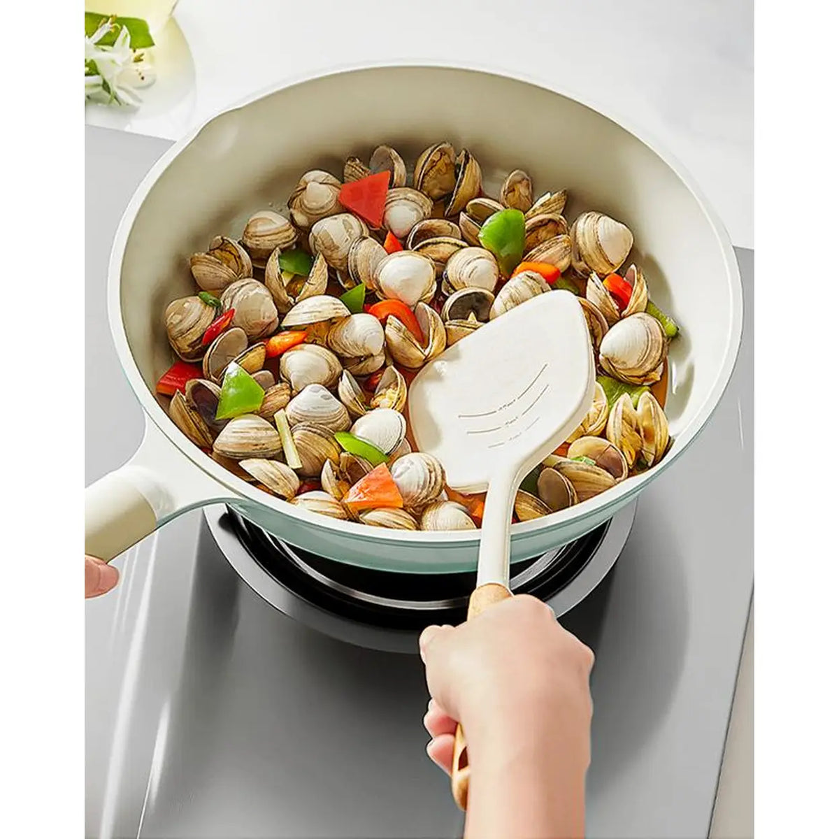 Poêle COOKER KING - 24 cm - revêtement antiadhésif en céramique et titane
