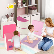 Ensemble de blocs d'escalade en mousse Coast - 6 pièces - Jouets souples à ramper - Multicolore