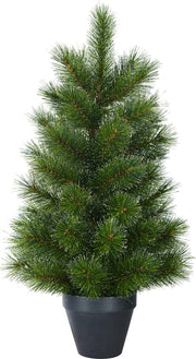 Black Box Trees Glendon Artificial Christmas Tree in Pot - H90 x Ø51 cm - Vert