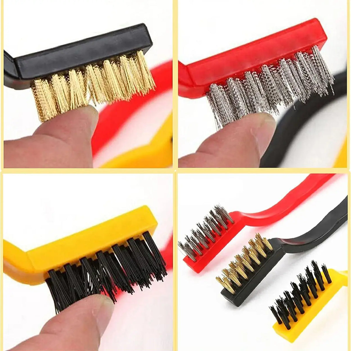 Ensemble de brosses en acier JORDAN&JUDY - 6 pièces - multicolores - cuisine