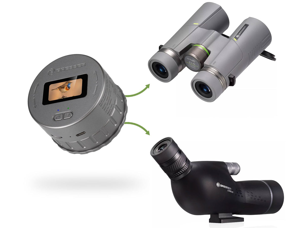 Kit d'observation Bresser NASA et télescope PushTo 70/350 mm – Noir – Acier inoxydable et plastique