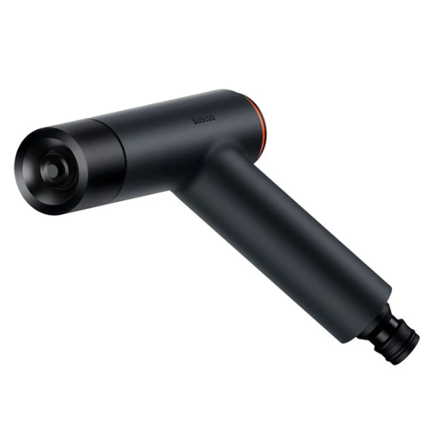 Lance d'arrosage pour voiture Baseus GF3 - Tuyau d'arrosage télescopique de 15 m - 3 modes de pulvérisation - Raccord universel - Gris foncé