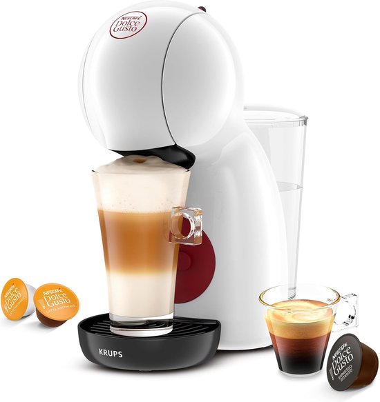 Krups NESCAFÉ Dolce Gusto Piccolo XS KP1A31 - Machine à café à dosettes - Blanche - Compacte - Pour dosettes Dolce Gusto