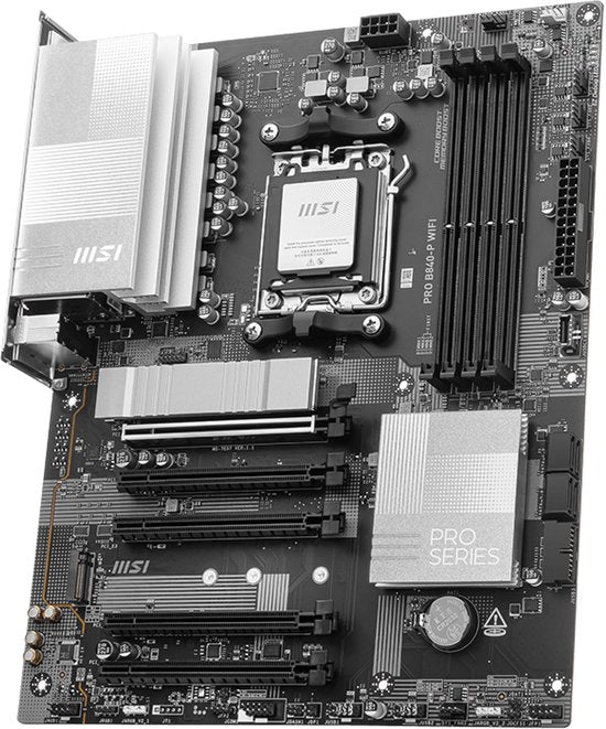 MSI PRO B840-P WIFI - Carte mère ATX - Socket AM5 - AMD B840 - DDR5 - Realtek 7.1 - Wi-Fi 7 - LAN 2,5 Gb