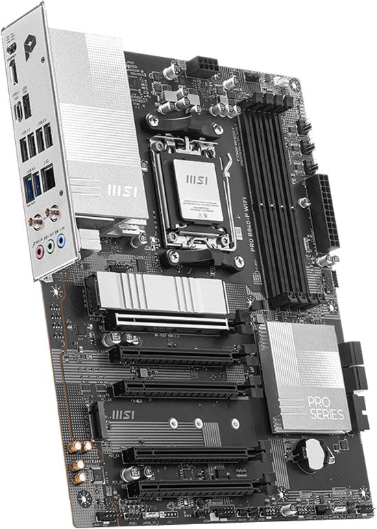 MSI PRO B840-P WIFI - Carte mère ATX - Socket AM5 - AMD B840 - DDR5 - Realtek 7.1 - Wi-Fi 7 - LAN 2,5 Gb