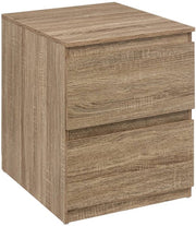 Commode DOLO à 2 tiroirs, aspect naturel
