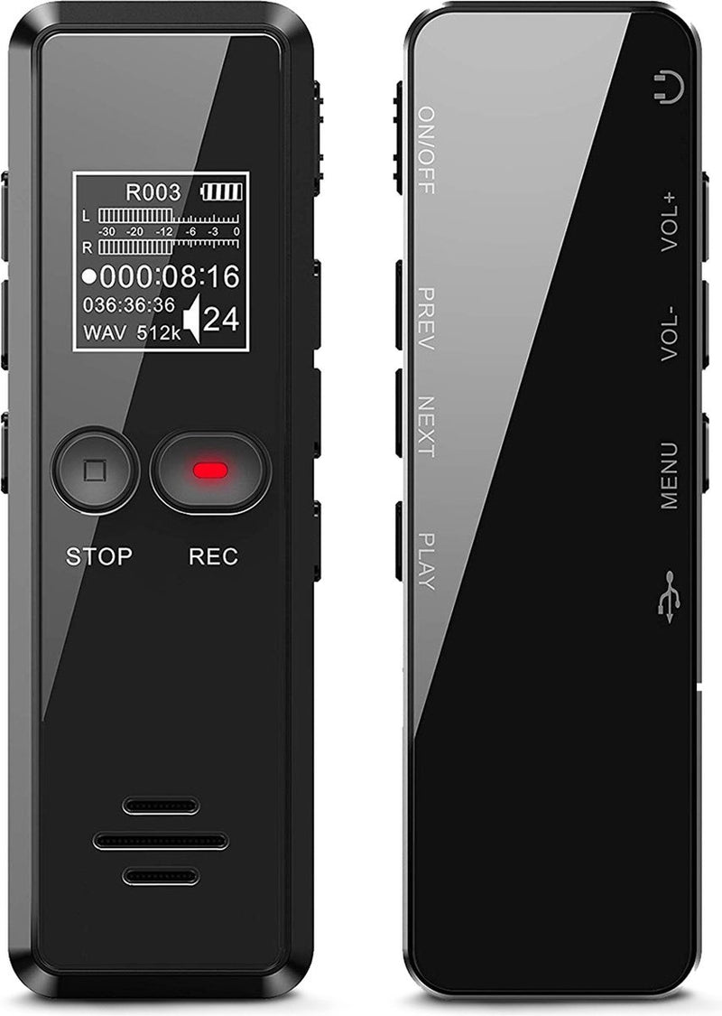 Auronic Dictaphone - Stockage 8GB USB - Noir