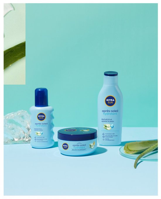 NIVEA SUN Lotion hydratante après-soleil Bronze - Hydrate, apaise et fait bronzer - À l'aloe vera et à l'extrait de pro-mélanine - 200 ml