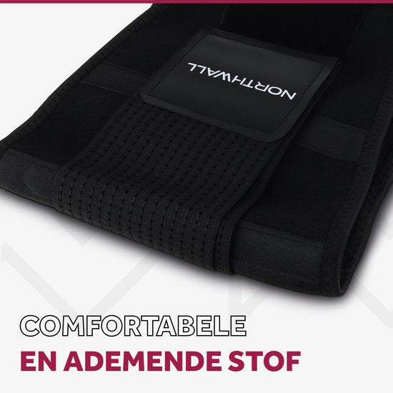 Northwall® Back Brace pour le bas du dos - Correcteur de dos pour un soulagement immédiat de la douleur, soutien du dos et confort - Correcteur de posture - Back Brace Noir taille L (Taille : 88 - 99 cm)