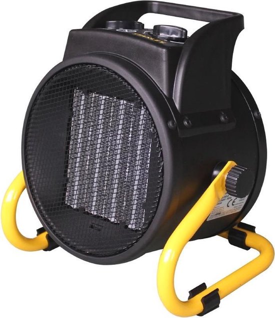 Stanley ST-22-240-E - Radiateur à ventilateur - 22,7 x 17,2 x 24,5 cm - noir/jaune