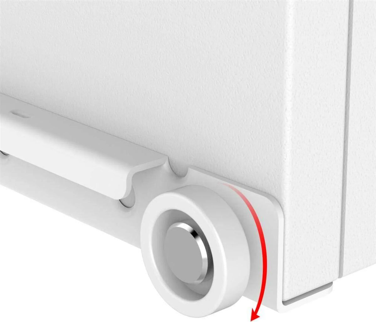 Yaheetech Table de chevet avec 3 tiroirs - équipée de poignées en aluminium, d'une surface laquée résistante à l'humidité et de guides de tiroirs de haute qualité - pour la chambre à coucher et le salon - MDF E1 blanc - 40 x 40 x 60 cm