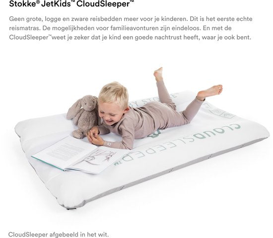 Stokke® JetKids™ Cloudsleeper - Matelas de voyage 150 cm (Animal Family)