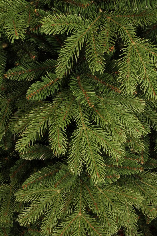 Black Box Trees Brampton : sapin de Noël en plastique avec des aiguilles en PVC et PE - Sapin artificiel à charnières avec 684 branches - Décoration de Noël d'intérieur - H 120 x Ø 91 cm - Vert