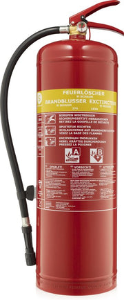 Extincteur Smartwares FEX-15290 - 9 litres - Mousse - Classe de feu AB - Certifié BSI - rouge