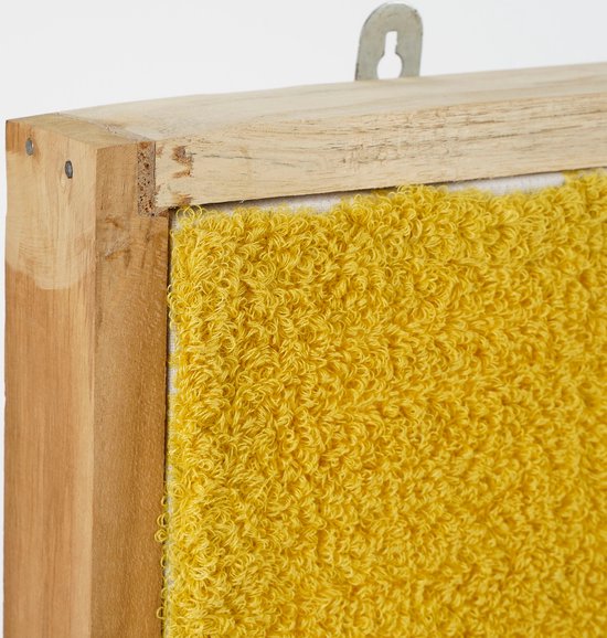 Collection In The Mood Décoration murale - L59 x B45 cm - Coton/bois FSC - Rose clair