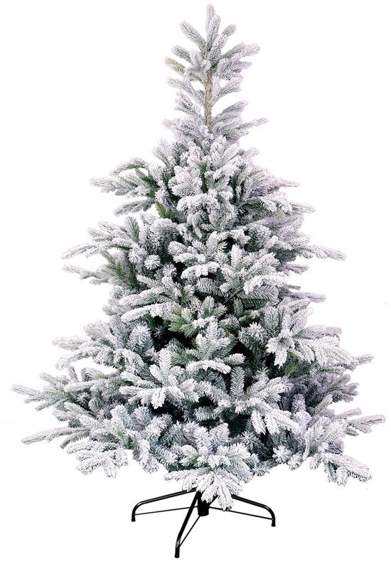 Black Box Trees Grimshaw - Sapin de Noël artificiel - H 185 x Ø 132 cm - Vert givré