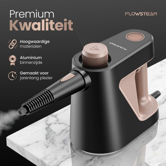 FLOWSTEAM® 7-in-1 Nettoyeur vapeur à main - Nettoyeur vapeur - Nettoyeur de tapis - Nettoyeur de taches - Nettoyeur vapeur à main - Vapeur 110°.