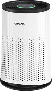 Auronic Air Purifier Compact Pro - Avec filtre HEPA 13 - 150 m³/h - 30 m² - Fonction aromathérapie - 3 niveaux - Purificateur d'air - Blanc