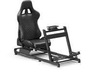 VDD Gaming sur cockpit de simulation de course – Noir sur noir - Aluminium