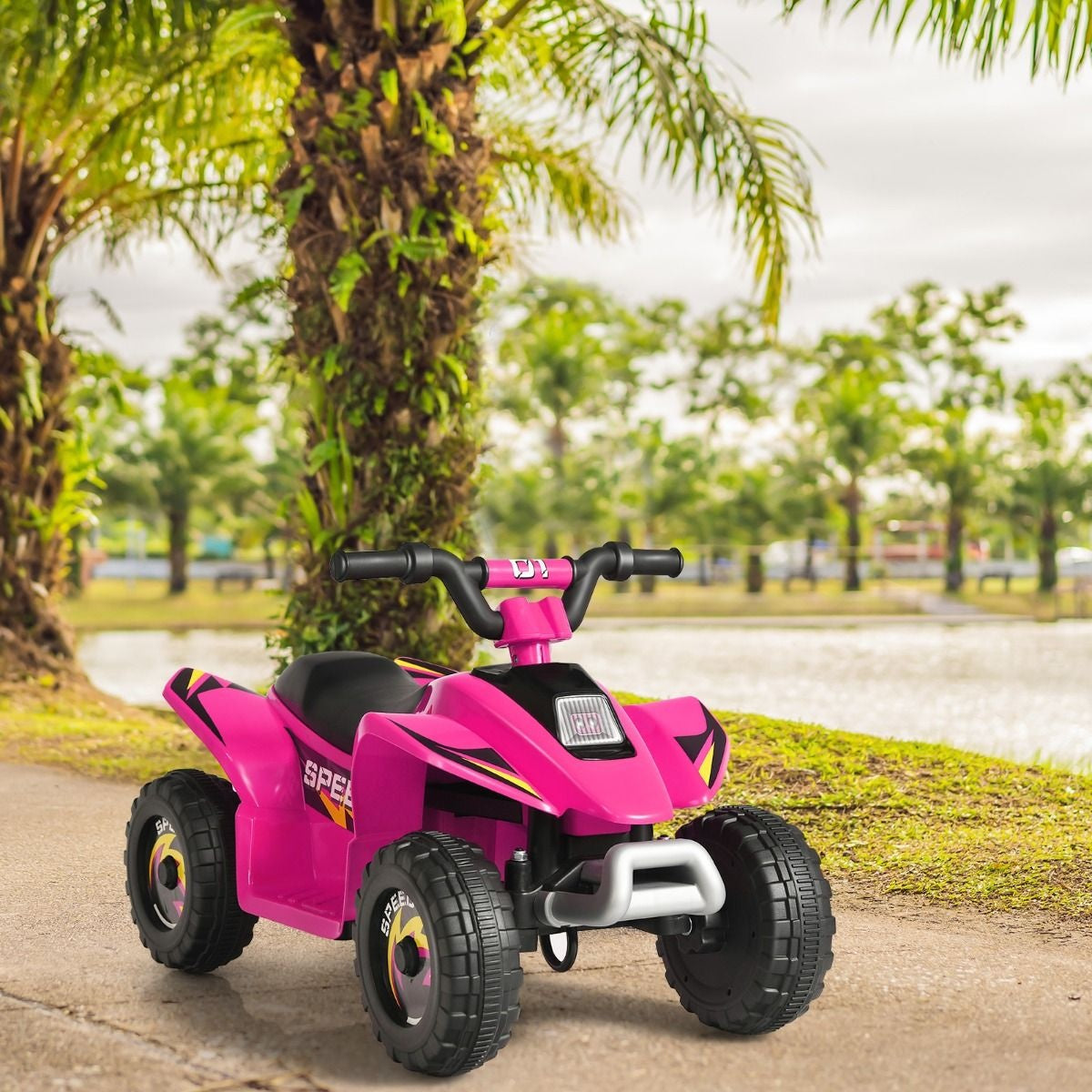 Coast Stroller Mini Electroquad 6 V Battery-Operated Quad 2.8-4.6 km/h Pink Pink