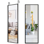 Miroir mural Coast - Réglable en hauteur - Noir - 107cm x 36,5cm
