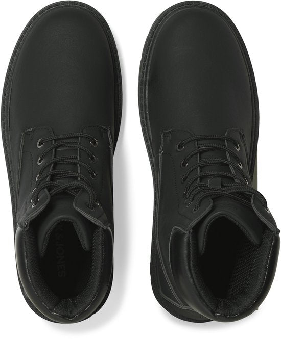 Jack & Jones - Bottes à lacets Thames pour homme - Noir - Taille 42