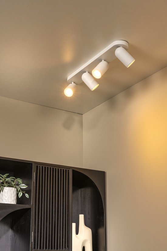 Lucide PUNCH - Spot de plafond (lampe de plafond) - 4xGU10 (MR16) - Blanc