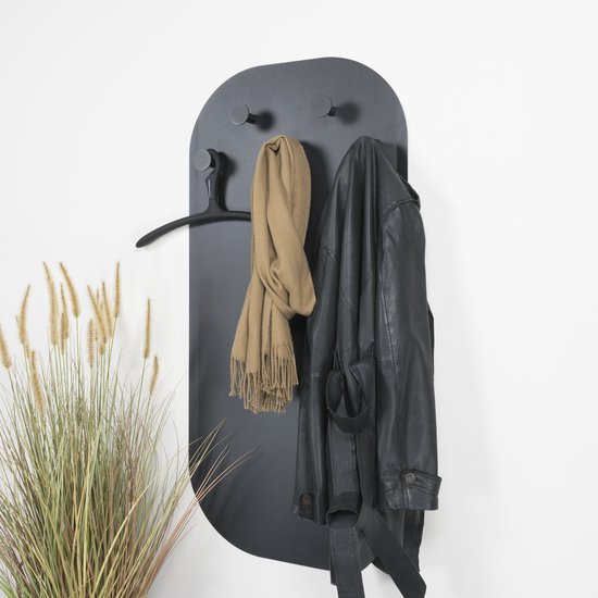 Porte-manteau Espen de Spinder Design - Noir - 5 crochets - Acier
